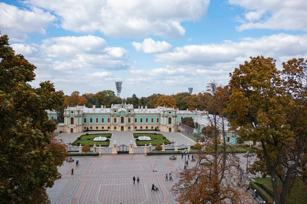 Киев Украина Октября 2021 Года Мариинский Дворец Официальная Церемониальная Резиденция — стоковое фото