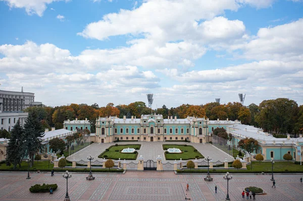 Киев Украина Октября 2021 Года Мариинский Дворец Официальная Церемониальная Резиденция — стоковое фото