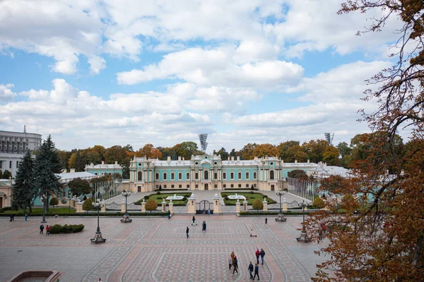 Kyiv Ukraine October 2021 Mariinskyi Palace Official Ceremonial Residence President — Stock Photo, Image
