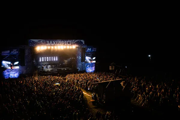 우크라 Lviv Ukraine August 2021 Zaxidfest 2021 Festival Rodatychi Lviv — 스톡 사진