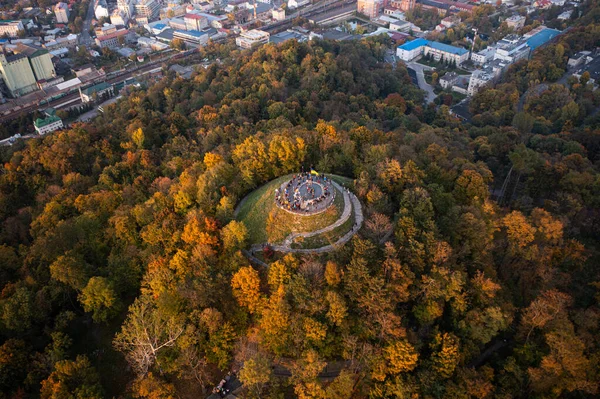 Ukrayna Nın Başkenti Lviv Deki Yüksek Şato Dağı Ndaki Lublin — Stok fotoğraf