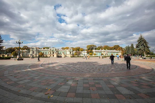 Kiev Ukraina Oktober 2021 Mariinskypalatset Det Officiella Ceremoniella Residenset För — Stockfoto