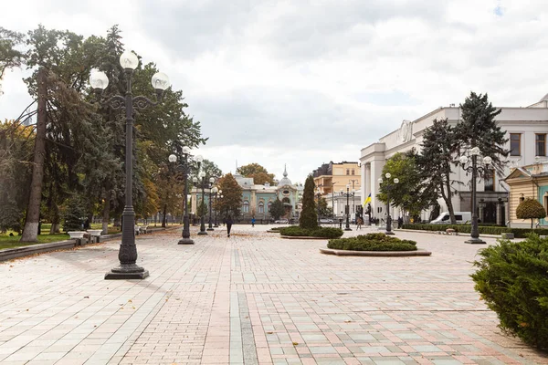 Kijów Ukraina Października 2021 Budynek Rady Najwyższej Kijowie — Zdjęcie stockowe