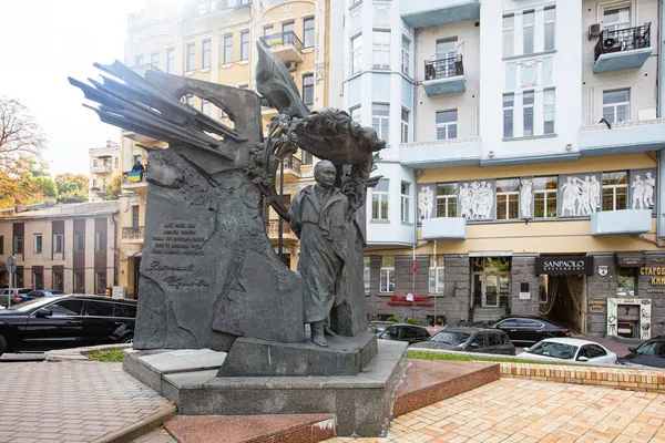 Kiev Oekraïne Oktober 2021 Monument Voor Viacheslav Chornovil Kiev — Stockfoto