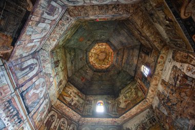 Drohobych, Ukrayna - Temmuz 2021: Drohobych, Ukrayna 'daki St. George Kilisesi' nin içi