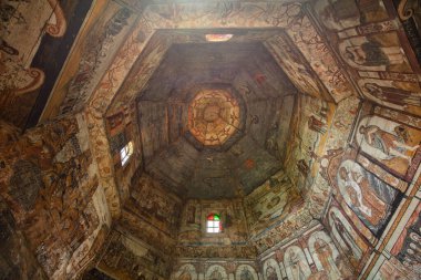 Drohobych, Ukrayna - Temmuz 2021: Drohobych, Ukrayna 'daki St. George Kilisesi' nin içi