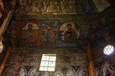 Drohobych, Ukrayna - Temmuz 2021: Drohobych, Ukrayna 'daki Kutsal Haç Kilisesi