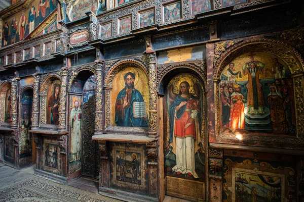 Drohobych Ukraina Juli 2021 Interiör Kyrkan Det Heliga Korset Drohobych — Stockfoto