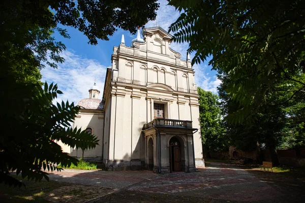 Dobromyl Ucraina Luglio 2021 Chiesa Cattolica Della Trasfigurazione Dobromyl Ucraina — Foto Stock