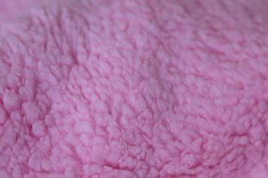 Pembe şerpa yumuşak kumaş desenli arka plan