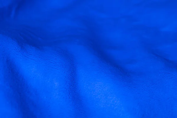 Голубой Велюр Плюшевый Ткань Текстурированный Фон — стоковое фото
