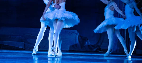 Лебединий Балет Танець Балерин — стокове фото