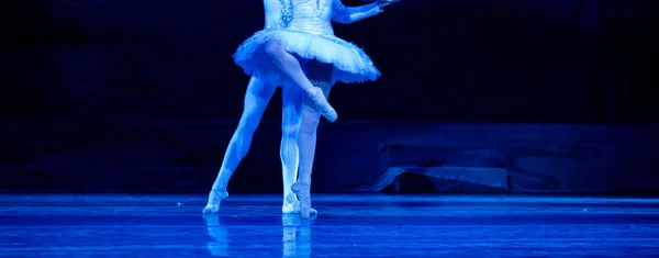 Swan Lake Ballet Closeup Ballerinas Dancing — Stock Photo, Image