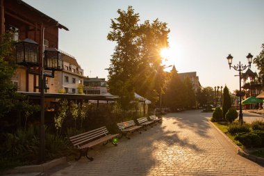 Truskavets, Ukrayna - 7 Temmuz 2021: Truskavets, Ukrayna