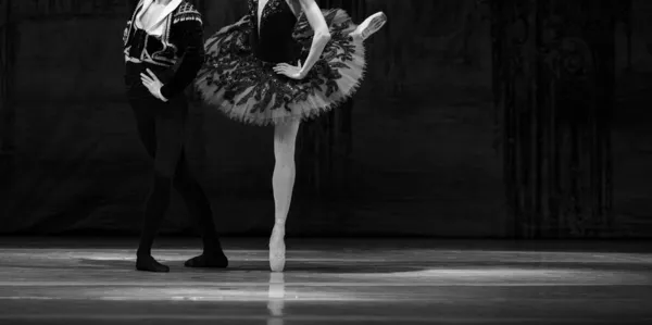 堂吉诃德芭蕾 芭蕾演员的舞蹈表演 — 图库照片