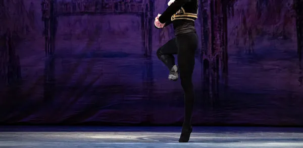 Closeup Classical Ballet Male Dancer Don Quixote Ballet — Stock Photo, Image