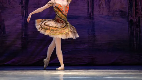 Ballet Don Quijote Primer Plano Bailarinas Bailando —  Fotos de Stock