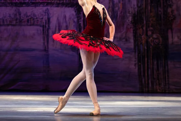 Ballet Don Quijote Primer Plano Bailarinas Bailando —  Fotos de Stock