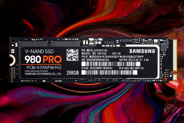 2021 Samsung Ssd 980 Pro Pcle Nvme 사이트 — 스톡 사진