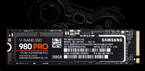 Seul Korea Południowa Grudnia 2021 Samsung Ssd 980 Pro Pcle — Zdjęcie stockowe