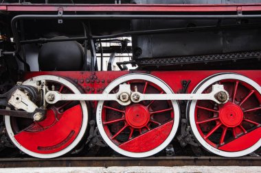 old locomotive in Lviv railway station