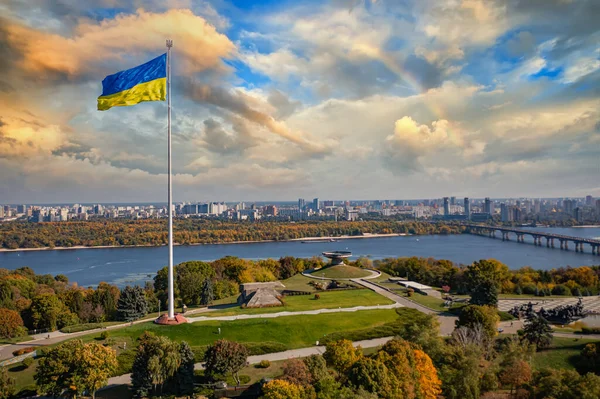Κίεβο Ουκρανία Οκτωβρίου 2021 Μνημείο Μητρικής Γης Για Τερατούργημα Του — Φωτογραφία Αρχείου