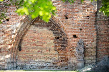 Lutsk, Ukrayna - 4 Haziran 2021: Lubart 'ın Lutsk, Ukrayna' daki kalesi