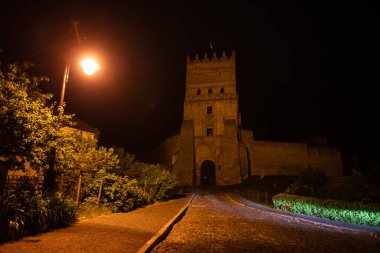 Lutsk, Ukrayna - 4 Haziran 2021: Lubart 'ın Lutsk, Ukrayna' daki şatosu