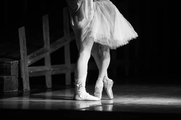 Ballet Esmeralda Gros Plan Jambes Dansantes Papier Peint Ballet — Photo