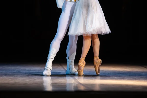 La Esmeralda ballet. Closeup of dancing legs. Ballet wallpaper