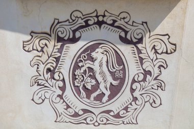 Lublin, Polonya - 19 Ağustos 2017: Lublin Binası Amblemi