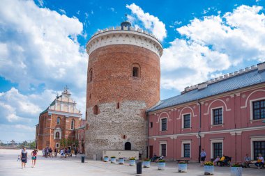 Lublin, Polonya - 19 Ağustos 2017: Lublin Şatosu