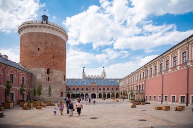 Lublin, Polonya - 19 Ağustos 2017: Lublin Şatosu