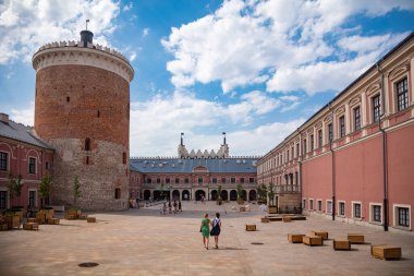 Lublin, Polonya - 19 Ağustos 2017: Lublin Şatosu