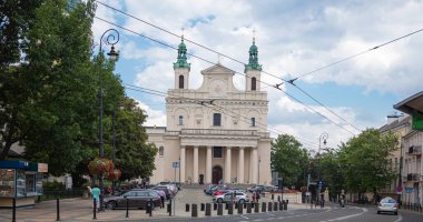 Lublin, Polonya - 19 Ağustos 2017: Lublin 'deki Archthedral