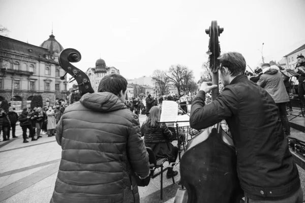 Lviv Ucraina Marzo 2022 Orchestra Sinfonica Inso Lviv Della Lviv — Foto Stock