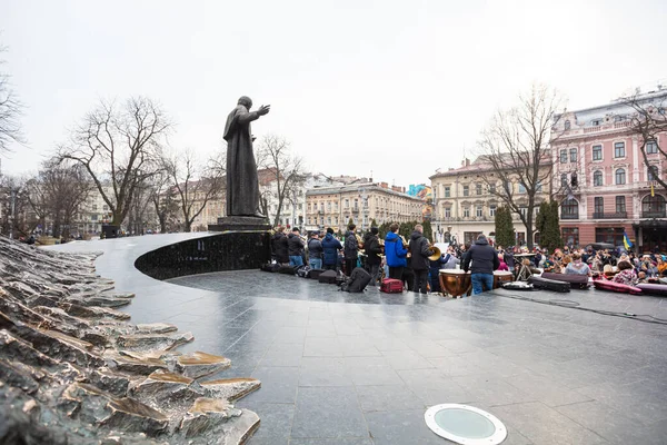 Lviv Ucrania Marzo 2022 Inso Lviv Symphony Orchestra Lviv National — Foto de Stock