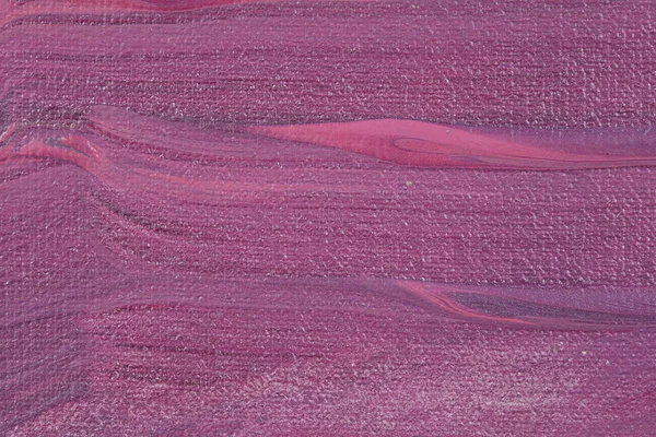 Closeup Pintura Rosa Com Estrutura Pincel Stroke Efeito Dor Papel — Fotografia de Stock