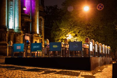 Lviv, Ukrayna - 4 Mayıs 2019: Paskalya yumurtası (pysanka) sergisi