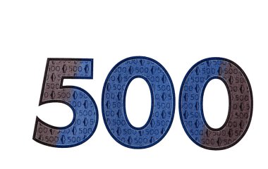 Tasarım amaçlı 500 Hryvnyas banknotu