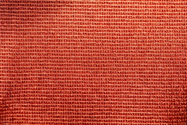 Closeup Red Textured Cloth Background Design Purpose —  Fotos de Stock