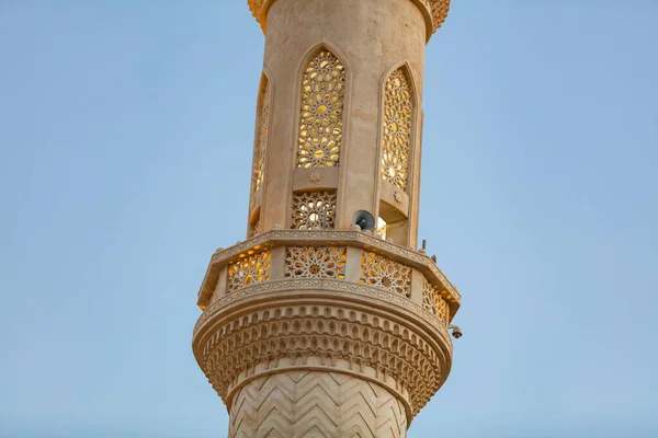 Närbild Moskén Mina Masjid Hurghada Egypten — Stockfoto