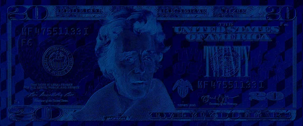 Closeup Front Side Dollar Banknote Design Purpose — Stock Photo, Image