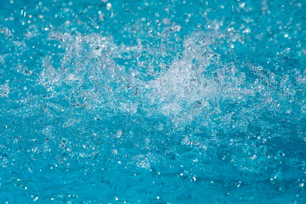 Primer Plano Del Agua Piscina Con Fines Diseño — Foto de Stock