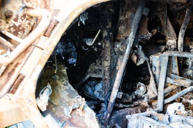 Ukrayna 'nın başkenti Kyiv' de imha edilmiş Rus askeri teçhizatının kapatılması