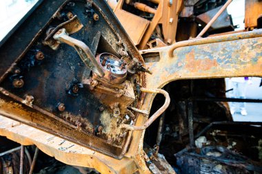 Ukrayna 'nın başkenti Kyiv' de imha edilmiş Rus askeri teçhizatının kapatılması