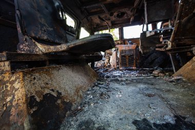 Ukrayna 'nın başkenti Kyiv' de imha edilmiş Rus askeri teçhizatının kapatılması