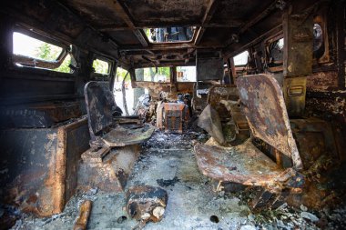 Ukrayna 'nın başkenti Kyiv' de imha edilmiş Rus askeri teçhizatının kapatılması