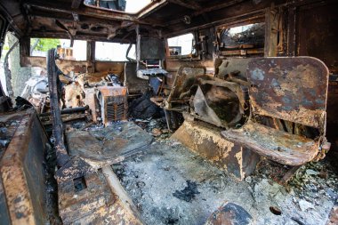 Ukrayna 'nın başkenti Kyiv' de imha edilmiş Rus askeri teçhizatının kapatılması