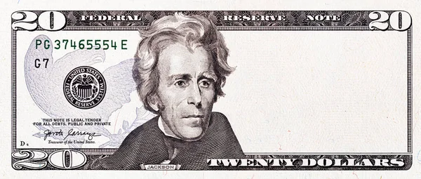 Nahaufnahme Einer Dollar Banknote Mit Leerem Mittleren Bereich Für Designzwecke — Stockfoto